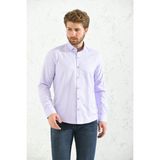 Fitmens Slim Fit Uzun Kol Oxford Hediye Kutulu Kolay Ütülenebilir Erkek Gömlek - Lila - 2XL