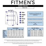Fitmens Slim Fit Uzun Kol Yaka Düğmeli Nefes Alan Keten Hediye Kutulu Erkek Gömlek FS-004548 - Saks Mavi - 2XL