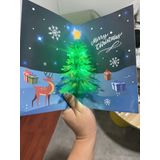 FITMITE Noel Kartları, Müzikal Noel Ağacı 3D Işıklı Pop Up Kart, Noel Kartı Tebrik Kartları Kadınlar Erkekler Anne Baba Kız Arkadaşlar Çocuklar için Noel Hediyeleri