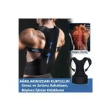 Fitness Bayan Erkek Vücut Şekillendirici Korse Manyetik Sırt Dik