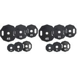 Fitness First üretan kaplama ağırlık plakası, 1,1 – 20,4 kg
