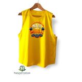 Fitness Gym Tank Top Sporcu Atleti - XL - Sarı