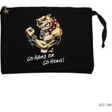 Fitness Hardline Dog Siyah Clutch Astarlı Cüzdan / El Çantası - 25x18cm