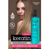 Fitness Professional Brezilya Fönü Sıvı Keratin Bakımı 250 ml Kalıcı Onarıcı ve Saç Düzleştirici Dumansız Sprey Bakım