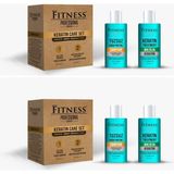 Fitness Professional Kalıcı Saç Düzleştirici Botox Brezilya Fönü Keratin Bakımı & Tuzsuz Şampuan Ev - 1