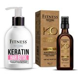 Fitness Professional Onarıcı Yıpranmış Kuru Saç Botoksu Hair Botox 250 ml + Keratin Yağı 100 ml