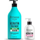 Fitness Professional Saç Düzleştirici Keratin Bakımı Brezilya Fönü 1000ML + Hair Botox 250ML