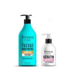 Fitness Professional Tuzsuz Şampuan ve Yoğun Onarıcı Keratin Botox Seti