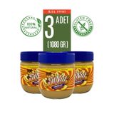 FitNut 3 Adet 360 gr Crunchy Parçacıklı %100 Fıstık Ezmesi ( 3x360gr )
