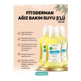 Fitoderman Lauradenti Diş Plak Önleyici, Nefes Tazeleyici Ağız Bakım Suyu 300 Mlx3 (3 Adet)