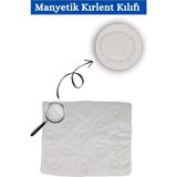fitoderman Manyetik Etkili Kırlent Kılıfı - 35X45 - Beyaz