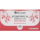 Fitomer Kuşburnu & Hibiskus Çayı 2 Gr 20 li Paket