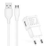 Fitplus Bianca Seri Şarj Aleti Ve Micro Usb Kablo Set 2.1a Ft-801 Beyaz