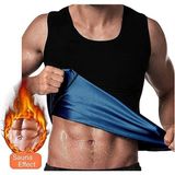 FitQueen Sauna Atlet – Termal Terlemeli Zayıflama Atleti – Neopren Sauna Etkili Spor Atleti - 3XL - Siyah