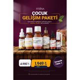 FITRİNA Çocuk Gelişim Paketi | D3 Kids, Ferrotrin Kids, Cognitrin Kids, Nematrin Kids, Vitamin B12 Sprey ve Udi Hindi Yağı İçeren Sempatik Paket 2