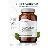 FITRİNA Magnezyum 60 Bitkisel Kapsül - 3 Form (Sitrat, Malat, Bisglisinat)