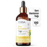 Fıtrina Sarı Kantaron Yağı 100 mL Damlalıklı Cam Şişe Soğuk Sıkım Zeytinyağı ile Maserasyon