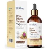 Fıtrina Soğuk Sıkım Deve Dikeni Tohumu Yağı 100 mL Damlalıklı Cam Şişe Doğal Bitkisel Yağ