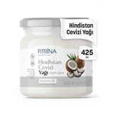 Fıtrina Soğuk Sıkım Hindistan Cevizi Yağı 425 cc Cam Kavanoz Doğal Bitkisel Yağ - 425 ml
