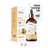 Fıtrina Soğuk Sıkım Kabak Çekirdeği Yağı 100 mL Damlalıklı Cam Şişe Doğal Bitkisel Yağ