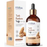 Fıtrina Soğuk Sıkım Tatlı Badem Yağı 100 mL Damlalıklı Cam Şişe Doğal Bitkisel Yağ