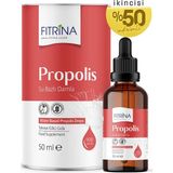 Fıtrina Su Bazlı Propolis Damla Cam Şişe 50 mL Takviye Edici Gıda - Aromasız