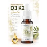 Fıtrina Vitamin D3K2 Damla 20 ml Cam Şişe Damlalıklı Takviye Edici Gıda
