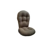 Fitsdekor Kahverengi Bambu Sandalye Minderi 50 Cm Oturma 56x50 Cm Sırt 4 Adet Takım