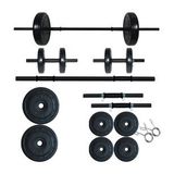Fitset 25 kg Kombo Halter Seti ve Dambıl Seti Ağırlık Fitness Seti