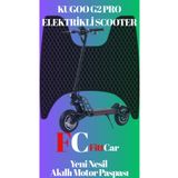 FittCar Kugo G2 Pro Yeni Nesil Scooter Paspası Siyah