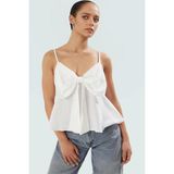Fitted Kalıp Keten Görünümlü Kolsuz Bluz %100 Polyester Günlük Kullanım İçin