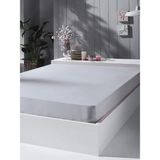 Fitted Lastikli Çarşaf %100 Pamuklu Penye Kumaş - Gri - 90 x 190