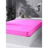 Fitted Lastikli Çarşaf %100 Pamuklu Penye Kumaş - Pembe - 90 x 190