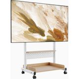 Fitueyes Fıitueyes 40–85” Tekerlekli Tv Standı & Depolama Ünitesi - Beyaz