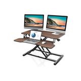 FITUEYES Yükseklik Ayarlı 80 cm Çalışma Masası Dönüştürücü, Laptop ve Çift Monitörler için