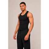 FitVult Erkek Basic Premium Fitilli Ribana Atlet Pamuklu Esnek Sporcu Kesim Gym Fitness Mma
