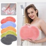 FİTZGERALD Vantuzlu Banyo Fırçası Masaj Pedi Sırt Ayak Kesesi Yıkama Lifi - Pembe