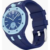 Five-E Ap-Swatch Royal Pop 12 Uyumlu Silikon Kordon - Lacivert