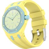 Five-E Ap-Swatch Royal Pop 3 Uyumlu Silikon Kordon - Sarı