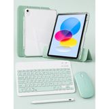 Five-E Apple iPad A16 11 Inc (2025) Foldex Yatay ve Dikey Standlı Türkçe Klavye Mouse Kalem ve Kılıf Seti A3354 A3355 - A16 11 Inc 2025 - Açık Yeşil