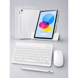 Five-E Apple iPad A16 11 Inc (2025) Foldex Yatay ve Dikey Standlı Türkçe Klavye Mouse Kalem ve Kılıf Seti A3354 A3355 - A16 11 Inc 2025 - Gri