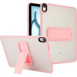 Five-E Apple iPad Air 11 M4 (2026) Uyumlu Yatay Stand Olabilen Antishock Köşe ve Kamera Korumalı Arka Yüzeyi Mat Threxi Kılıf - Pembe