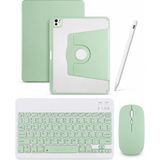Five-E Apple iPad Air 13 M2/m3/m4 Termix Combo Türkçe Klavyeli Tablet Dönebilen Kılıf Seti -Mouse Kalem Dahil - AİR 13 - Yeşil