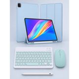 Five-E Apple iPad Pro 11 2-3-4. Nesil Slatepro Yatay Standlı Türkçe Klavye Mouse Kalem ve Kılıf Seti A2228 A2377 A2759 - iPad Pro 11 2-3-4 Nesiler - Açık Mavi