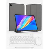 Five-E Apple iPad Pro 11 2-3-4. Nesil Slatepro Yatay Standlı Türkçe Klavye Mouse Kalem ve Kılıf Seti A2228 A2377 A2759 - iPad Pro 11 2-3-4 Nesiler - Füme