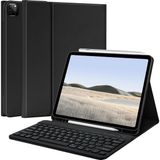 Five-E Apple iPad Pro 11 (2020) 2. Nesil Rgb LED Işıklı Türkçe Karakterli Bluetooth Özellikli Kalemlikli Klavyeli Kılıf A2228 A2068 A2230 A2231 - Pro 11 (2.Nesil) - Siyah