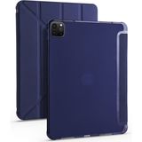Five-E Apple iPad Pro 12.9 (2022) 6. Nesil 4 Farklı Standlı Kalemlikli Kılıf A2436 A2437 A2764 A2766 - iPad Pro 12.9 2022 (6.Nesil) - Lacivert