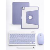 Five-E Apple iPad Pro 13 M4/m5 Termix Combo Türkçe Klavyeli Tablet Dönebilen Kılıf Seti -Mouse Kalem Dahil - Lavanta