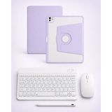 Five-E Apple iPad Pro 13 M4/m5 Termix Combo Türkçe Klavyeli Tablet Dönebilen Kılıf Seti -Mouse Kalem Dahil - Lila