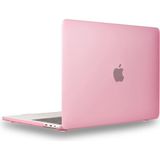 Five-E Apple MacBook Pro 14.2 M2 Çipli 2023 Darbelere Dayanıklı Buzlu Matte Ön Arka Kapak Kılıf A2779 - Pembe